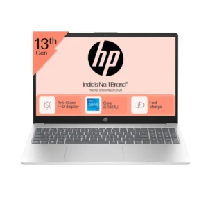 HP 15-fd0220TU Intel 13th Gen i5-1334U 8GBRAM/512GB SSD/15.6″/Natural Silver) – fd0220TU Laptop