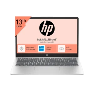 HP 14-gr0001TU Intel 13th Gen i5-1335U 16GBRAM/512GB SSD/14″/Natural Silver) – gr0001TU Laptop