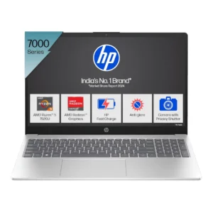 HP 15-fc0155AU Ryzen 5-7520U 8GBRAM/512GB SSD/15.6″/Natural Silver) – fc0155AU Laptop