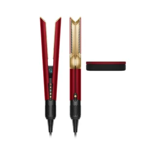 Dyson Airstrait Wet to Dry Straightener No Heat Damage 2 in 1 Straightening – Red velvet / Gold