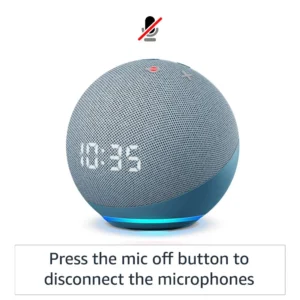AMAZON ECHO DOT 4TH GEN WITH CLOCK