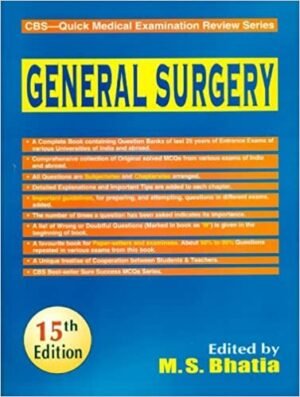 General Surgery- Cbs Quick Medical Examination Review Series, 15 E