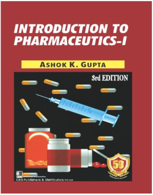 Introduction to Pharmaceutics I