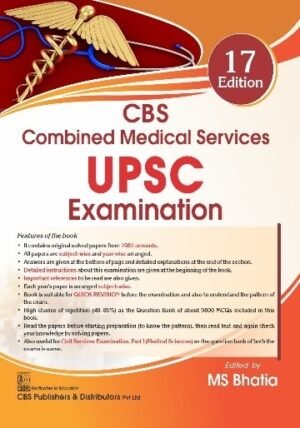 CBS Combined Medical Services UPSC Examination