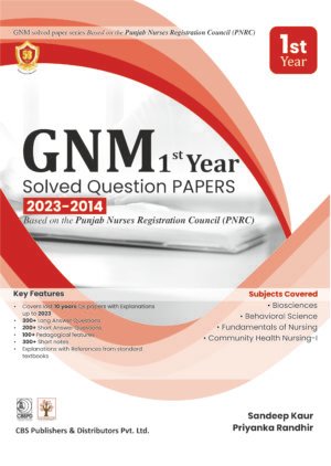 GNM 1st Year Solved Question PAPERS 2023-2014 Based on the Punjab Nurses Registration Council (PNRC)